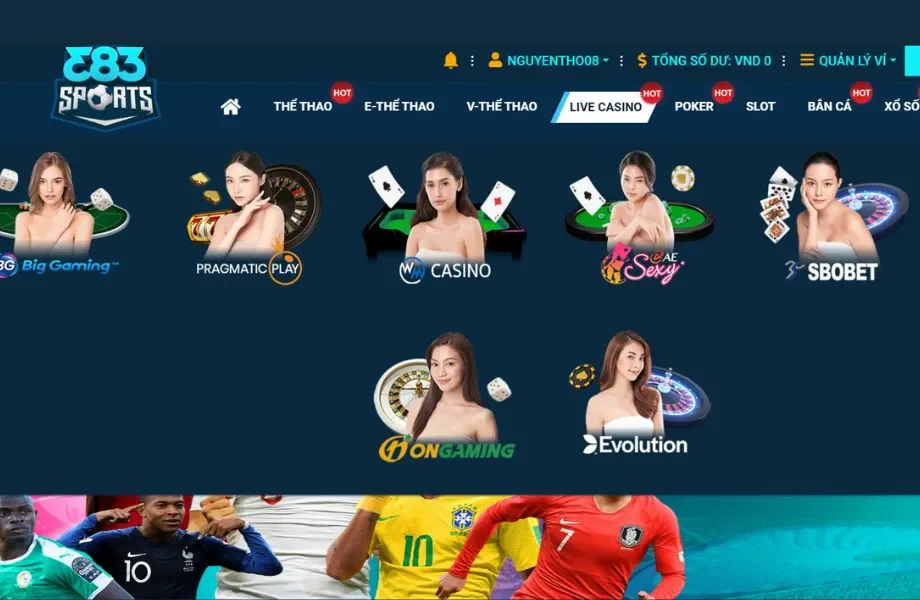 Trang chủ 383sports mang đến gần 500 sản phẩm cá cược
