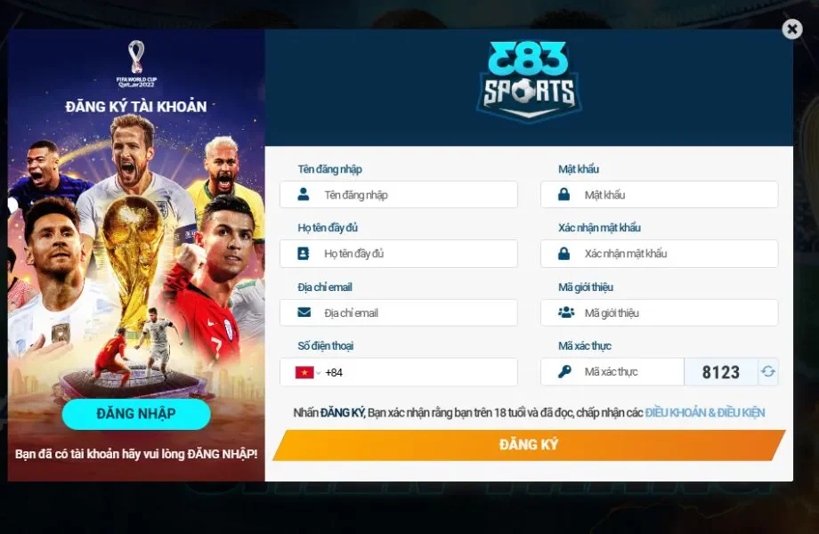 Trang chủ Đăng ký tài khoản 383sports chỉ trong chưa đầy 1 phút