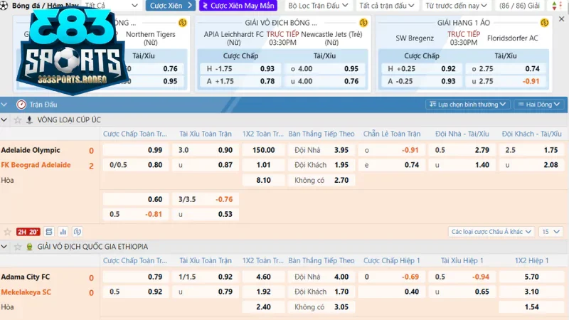 Hướng dẫn cách tham gia cá cược tại 383sports